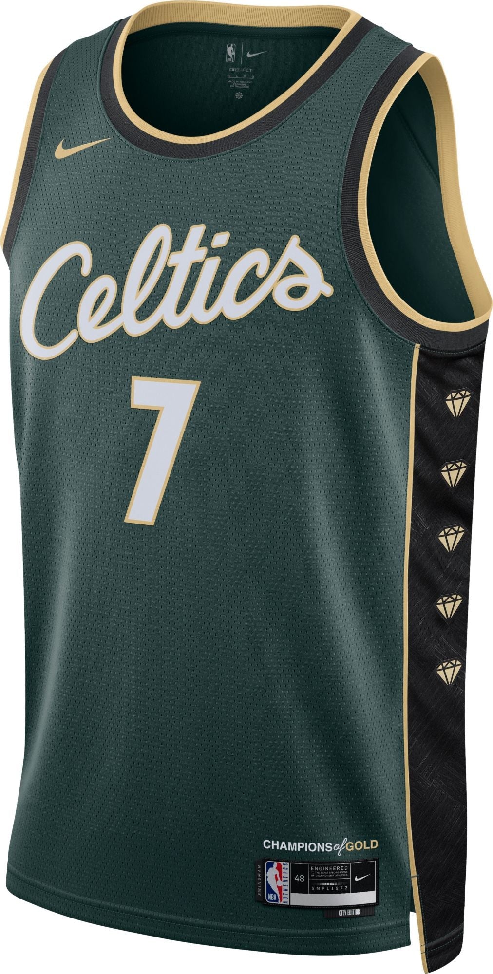 Jaylen Brown Boston Celtics Nike City Edition Swingman Jersey Men's 2022/23  NBA
